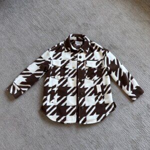 Native Youth Fleece Shacket Oversized, New without Tags